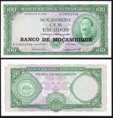 100 escudos Mozambique 1976