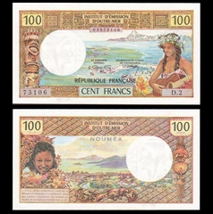 100 francs New Caledonia 1971