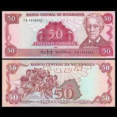 50 cordobas Nicaragua 1985