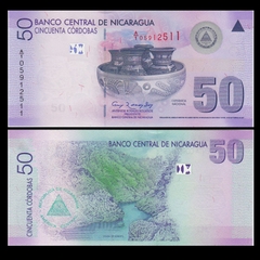 50 cordobas Nicaragua 2007 polymer