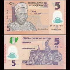 5 naira Nigeria 2009 polymer