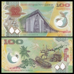 100 kina Papua New Guinea 2012 polymer