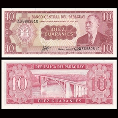 10 guaranies Paraguay 1952