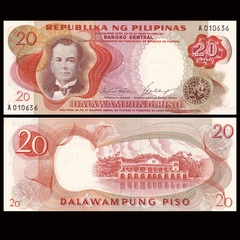 20 pesos Philippines 1969