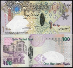 100 riyals Qatar 2008