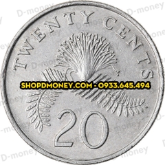 Xu 20 cents Singapore 1992 - 2013