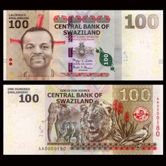 100 emalangeni Swaziland 2014