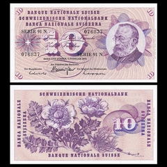 10 francs Switzerland 1973