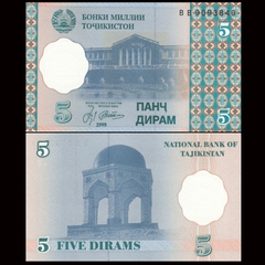 5 diram Tajikistan 1999