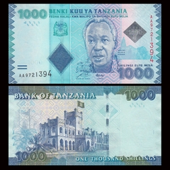 1000 shillings Tanzania 2010