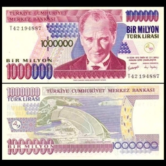 1 triệu lira Turkey 2002