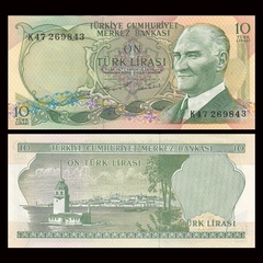10 lira Turkey 1975