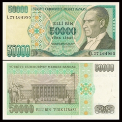 50000 lira Turkey 1995