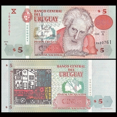 5 pesos Uruguay 1998