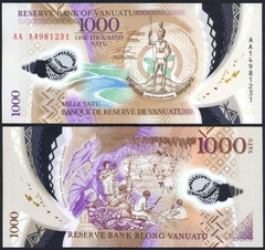 1000 vatu Vanuatu 2014 polymer