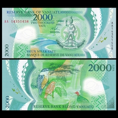 2000 vatu Vanuatu 2014 polymer