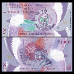 500 vatu Vanuatu 2017 polymer