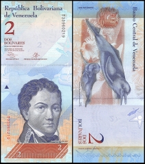 2 bolivares Venezuela 2007