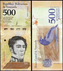 500 bolivares Venezuela 2018