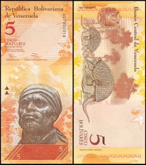 5 bolivares Venezuela 2007