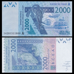 2000 francs West African States 2012