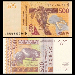 500 francs West African States 2012