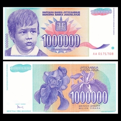 1 triệu dinara Yugoslavia 1993