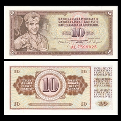 10 dinara Yugoslavia 1968