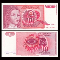 10 dinara Yugoslavia 1990
