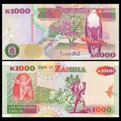 1000 kwacha Zambia 2001