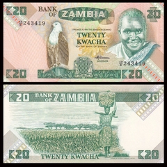 20 kwacha Zambia 1986