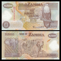 500 kwacha Zambia 2011 polymer
