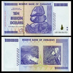 10 tỷ dollars Zimbabwe 2008