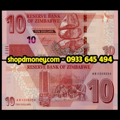 10 dollars Zimbabwe 2020