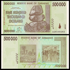 500000 dollars Zimbabwe 2008