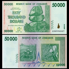 50000 dollars Zimbabwe 2008