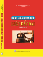 SÁCH BÌNH LUẬN KHOA HỌC LUẬT ĐẤT ĐAI 2013