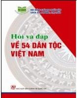 hỏi và đáp về 54 dân tộc việt nam