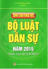 bình luận khoa học bộ luật dân sự năm 2015