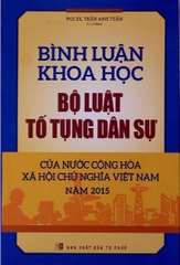 Sách Bình Luận Khoa Học Bộ Luật Tố Tụng Dân Sự Năm 2015