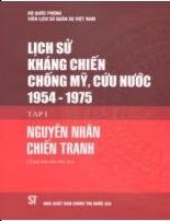 lịch sử kháng chiến chống mỹ cứu nước 1954-1975 ( Bộ 9 tập)