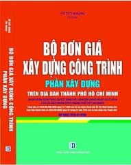 ĐƠN GIÁ XÂY DỰNG CÔNG TRÌNH TP. HỒ CHÍ MINH- PHẦN XÂY DỰNG