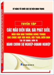 tuyển tập các mẫu diễn văn & Bài phát biểu trong hội nghị, hội thảo