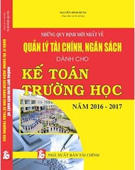 những quy định mới về quản lý tài chính ngân sách dành cho kế toán trường học