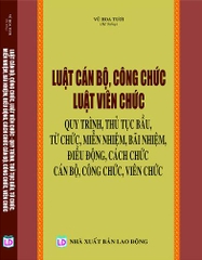 LUẬT CÁN BỘ CÔNG CHỨC, LUẬT VIÊN CHỨC