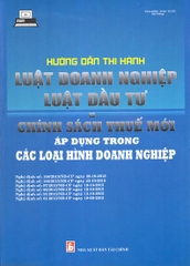 hướng dẫn thi hành luật doanh nghiệp, luật đầu tư