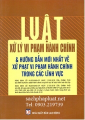 Sách Luật Xử Lý Vi Phạm Hành Chính & Hướng Dẫn Mới Nhất Về Xử Phạt Vi Phạm Hành Chính Trong Một Số Lĩnh Vực.