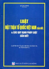 luật mặt trận tổ quốc việt nam ( sửa đổi )