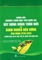 hướng dẫn chương trình mục tiêu quốc gia xây dựng nông thôn mới