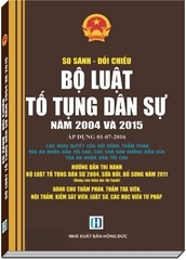 Sách So Sánh – Đối Chiếu Bộ Luật Tố Tụng Dân Sự 2004 Và 2015